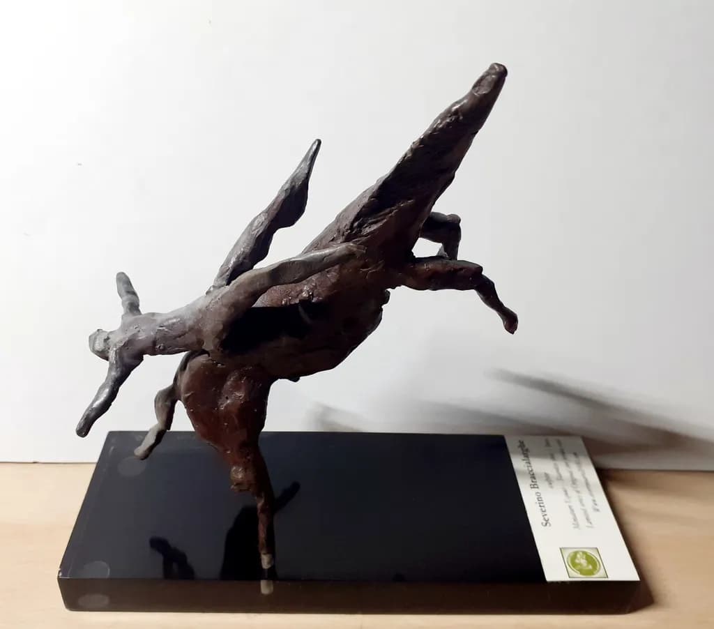 Ethereal Flight: A Dance of Freedom in Bronze Sculpture