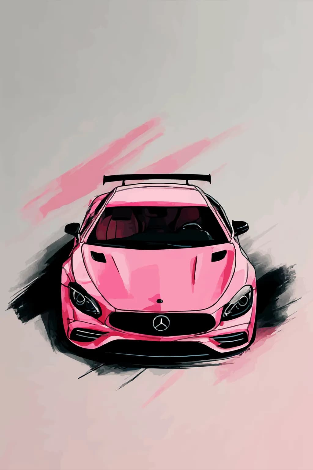 Vibrant Elegance: The Pink Mercedes Dream Machine