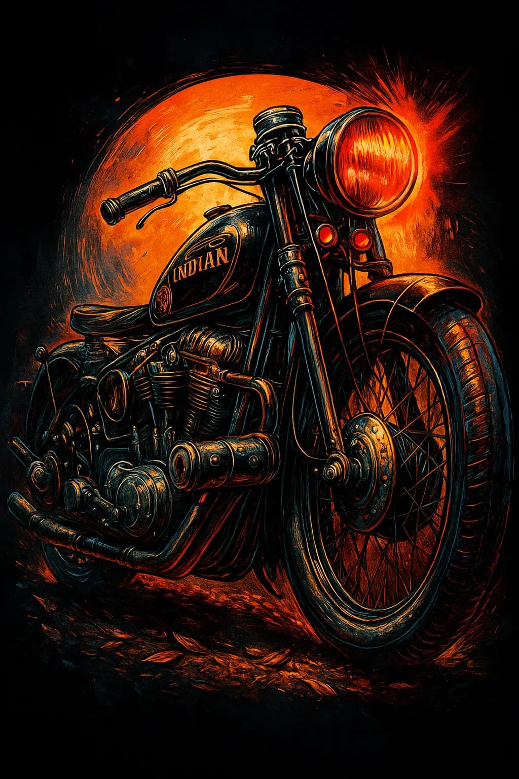 Vintage Imponente Motorcycle