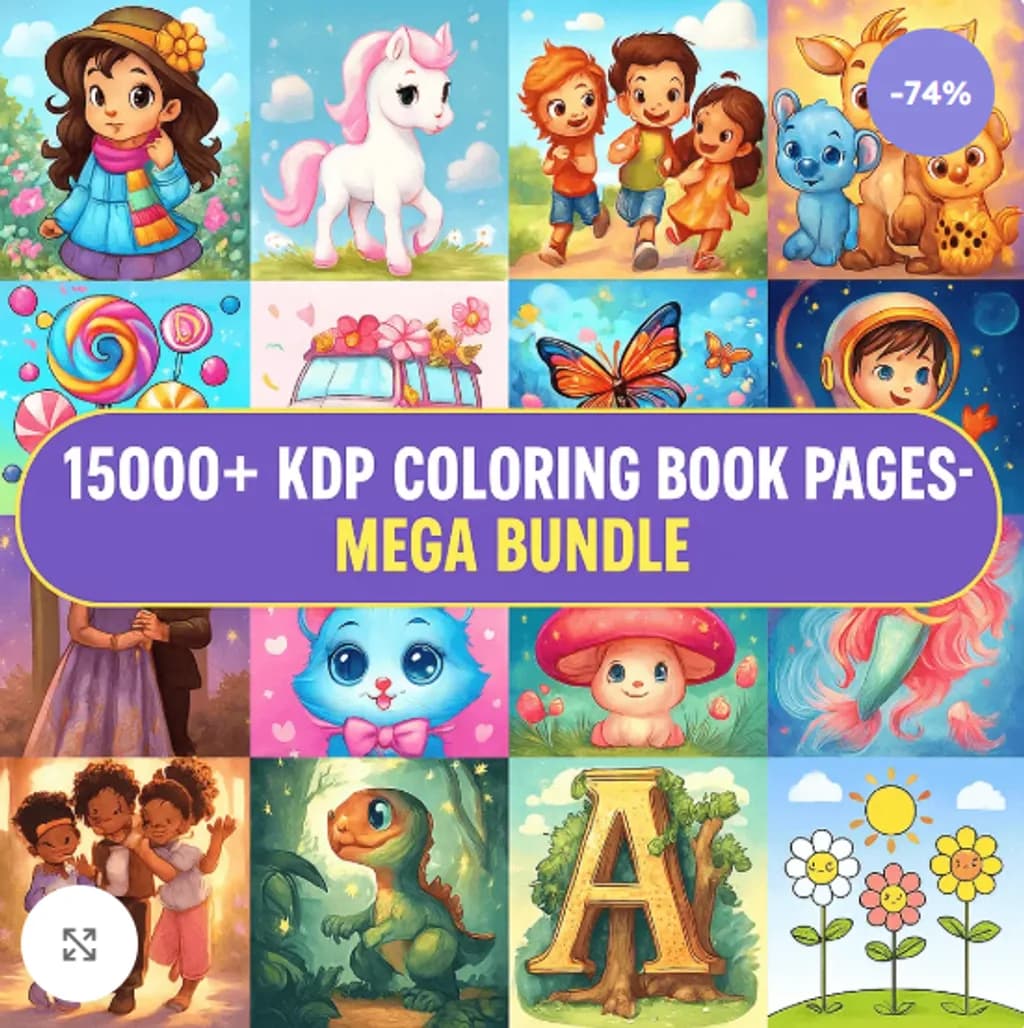 KDP Coloring Mega Bundle