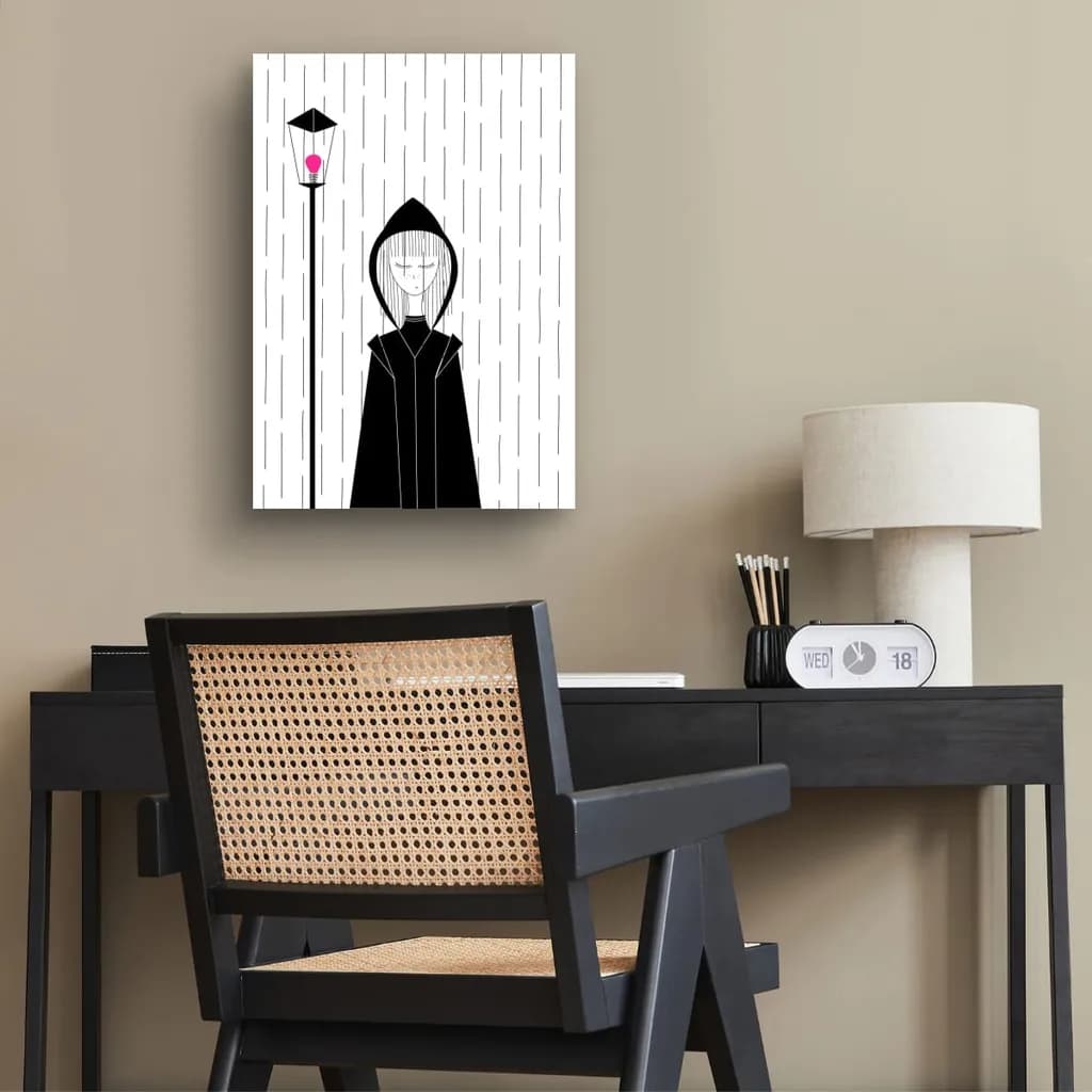 Rainy Figure