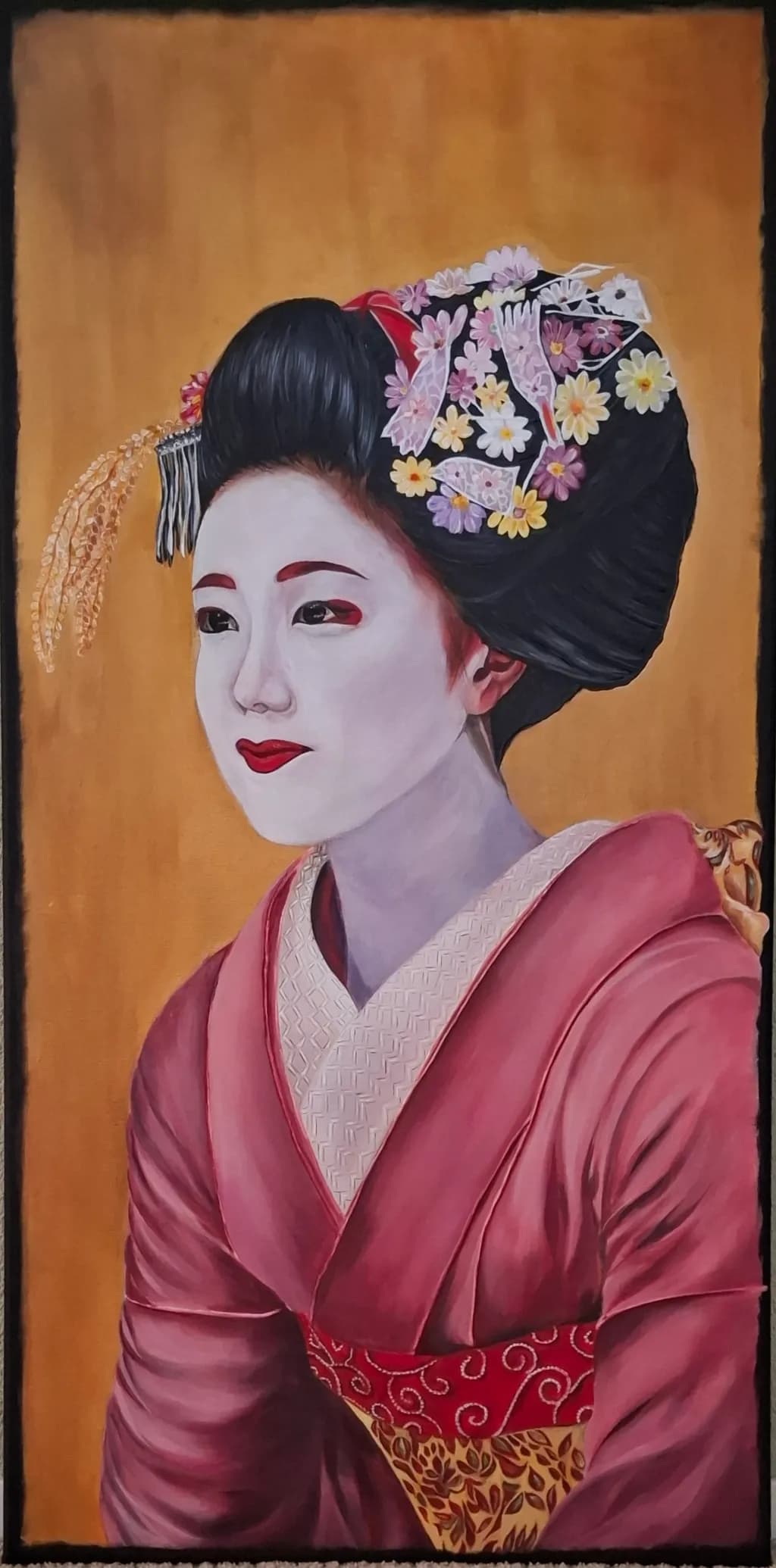 Whispers of Elegance: A Traditional Geisha Portrait Celebrating Cultural Beauty