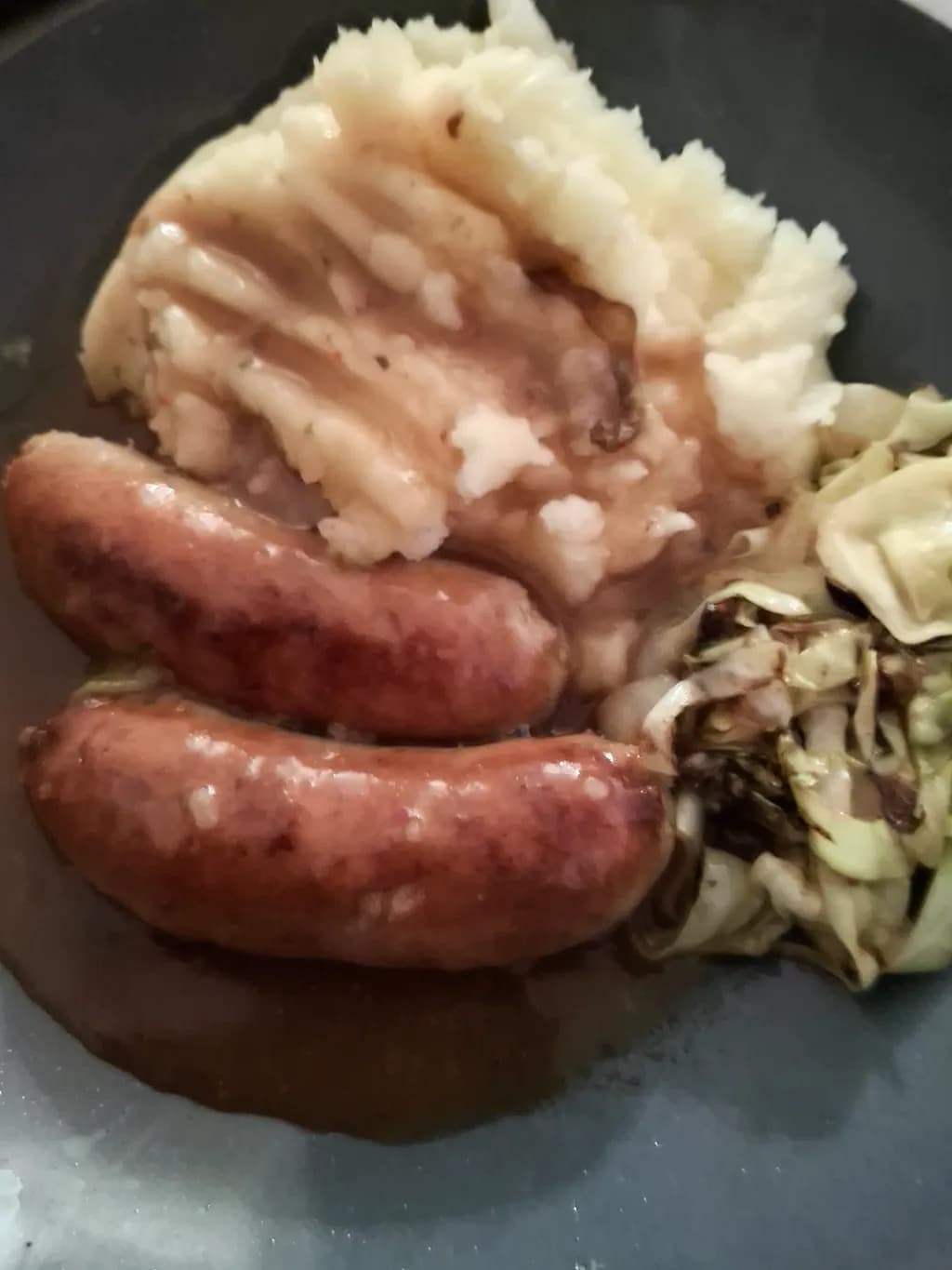 Sausage and Mash Dinner