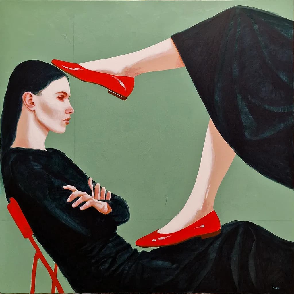 Orange Shoes