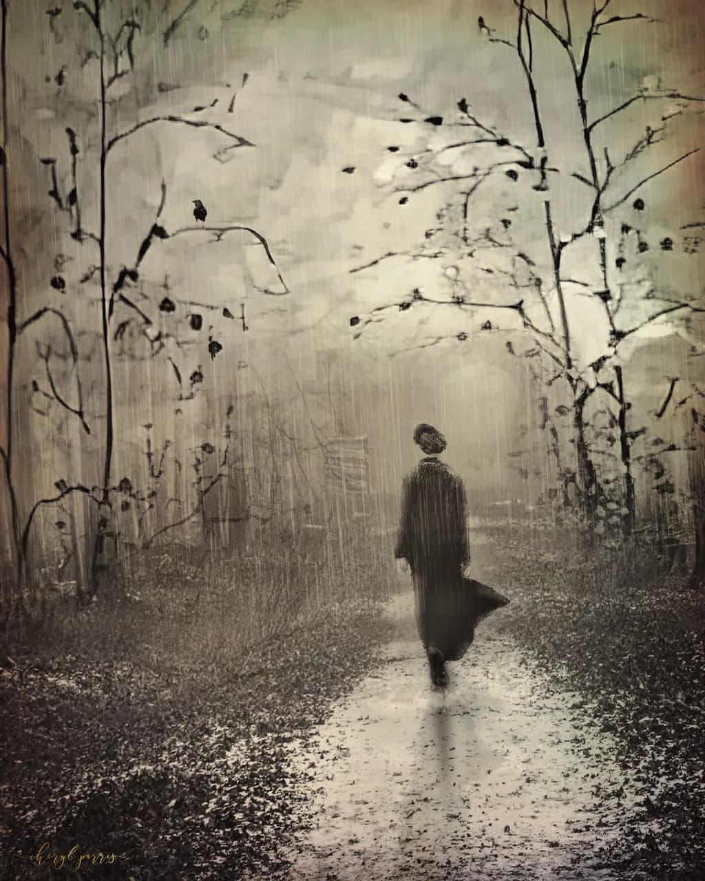 Whispers of Solitude: A Journey Through Rain and Reflection