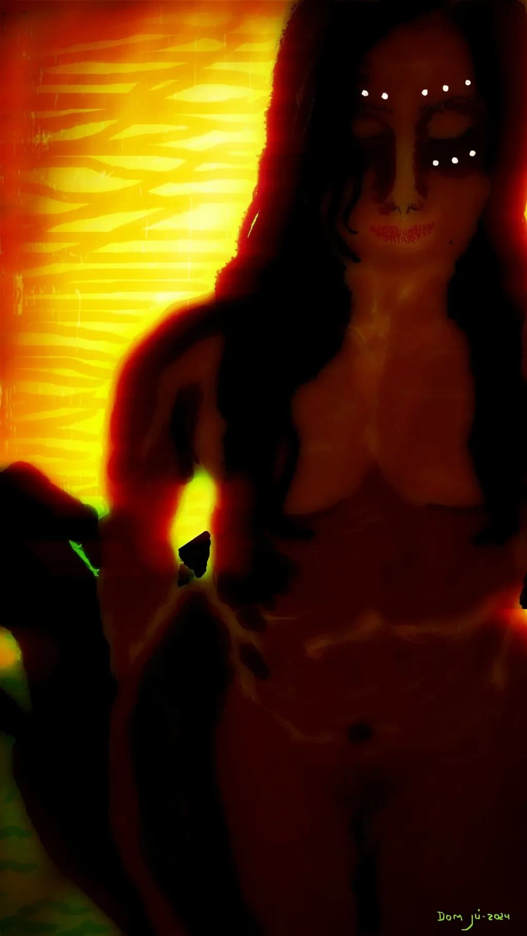 Whispers of Light: A Dance Between Shadows and Flame