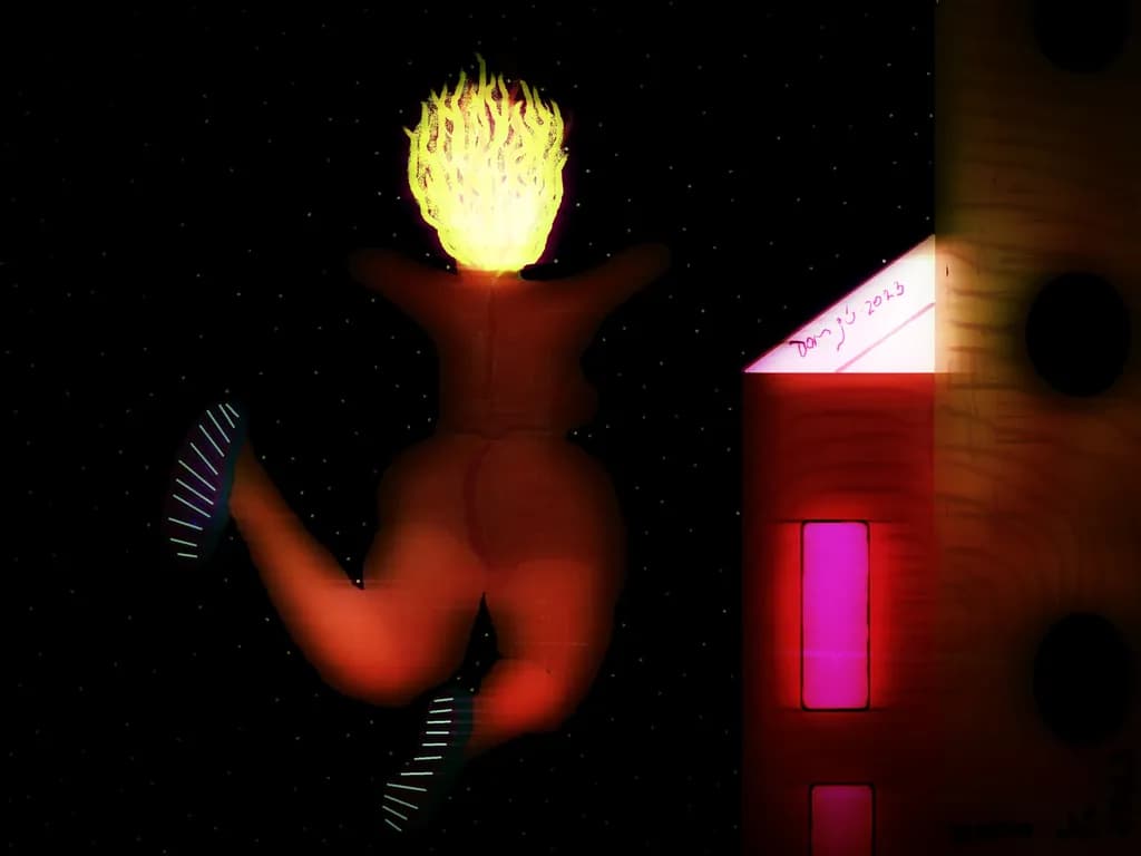 "Embers of Freedom: A Leap into the Unknown"
