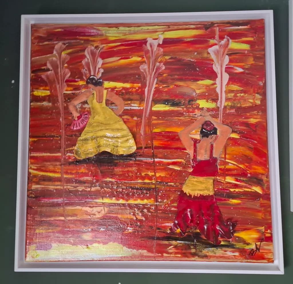 Dancing Flames: A Vibrant Celebration of Movement and Color