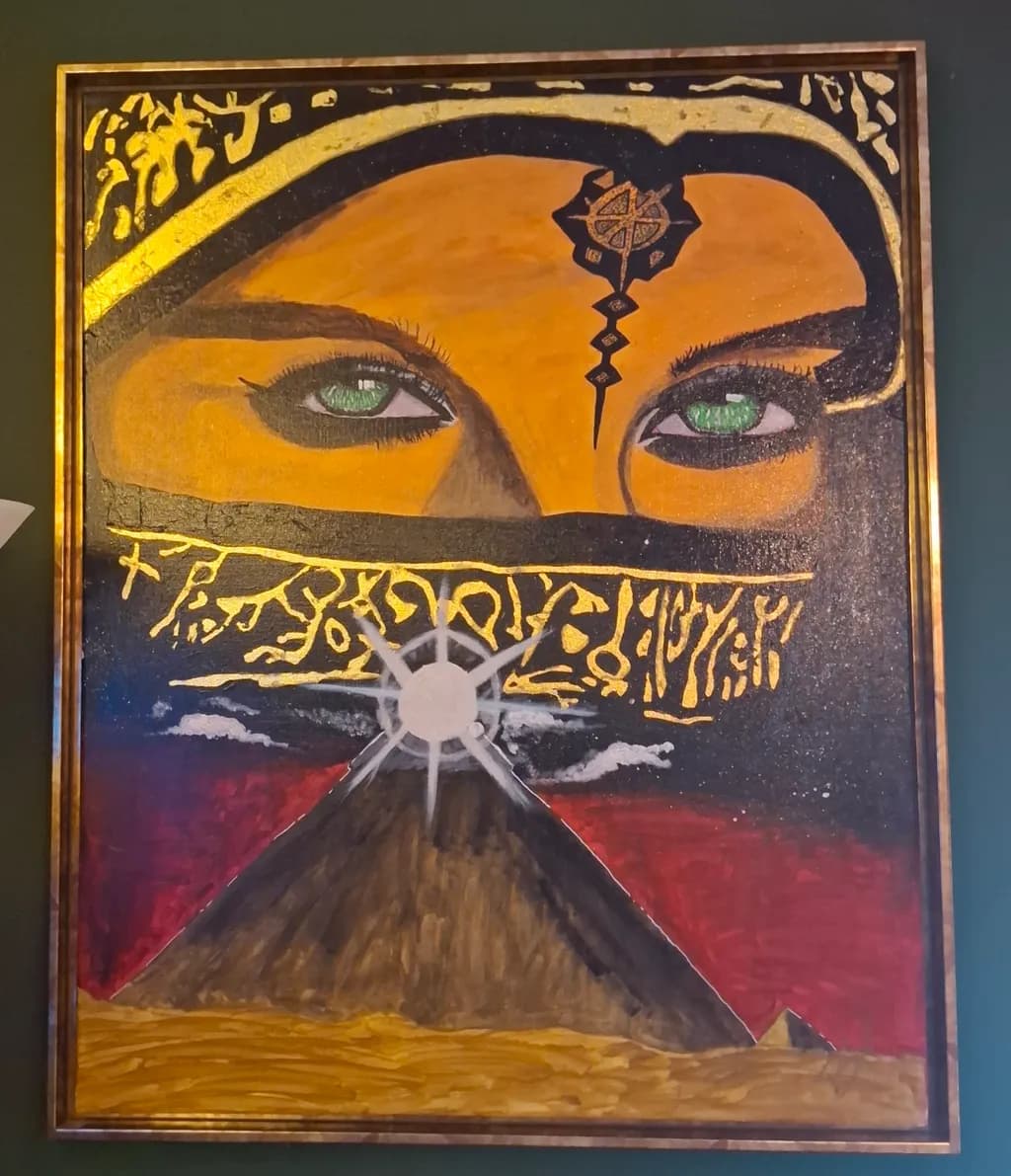 Mystical Eyes: The Golden Veil of Ancient Secrets
