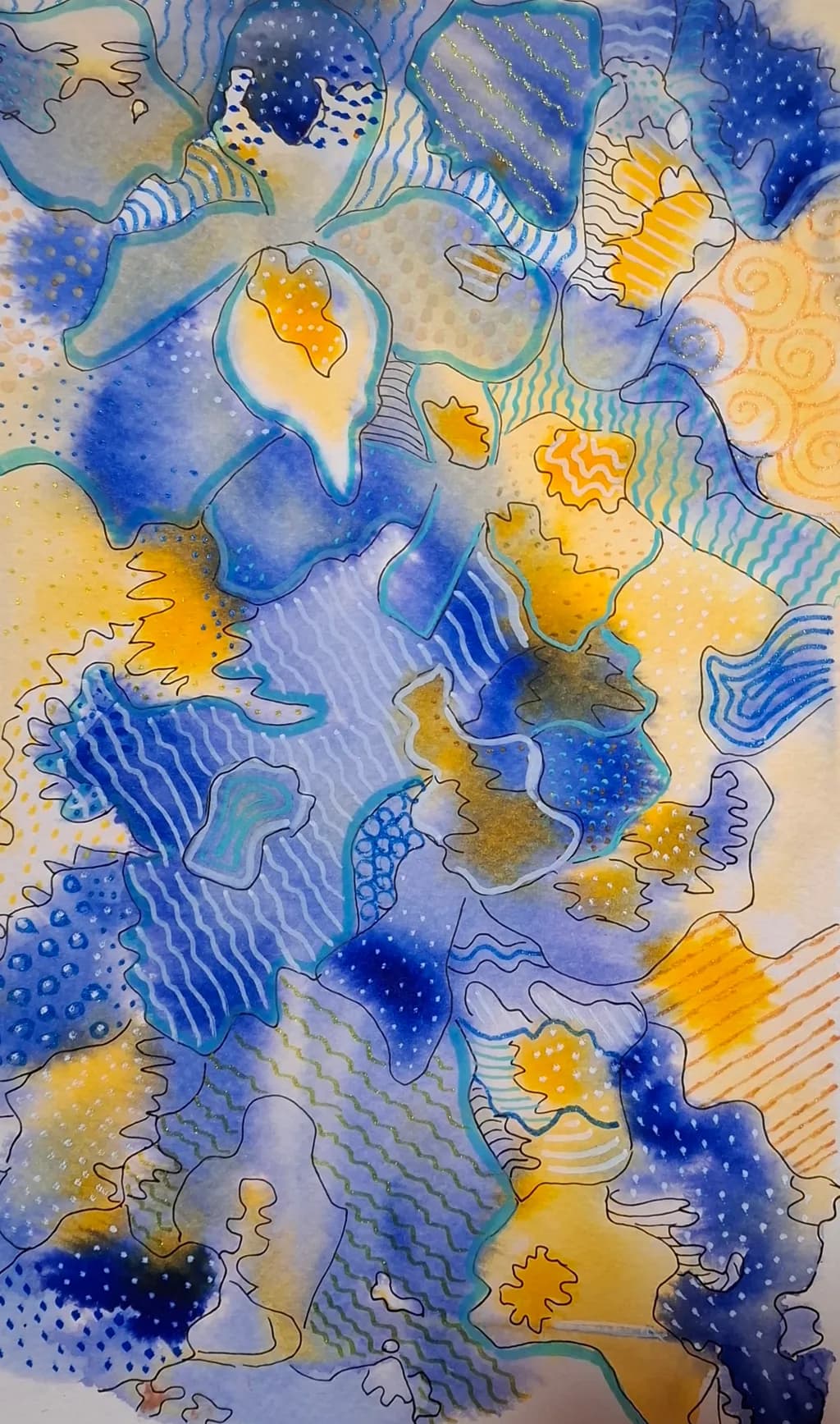Blue Mosaic Fluidity