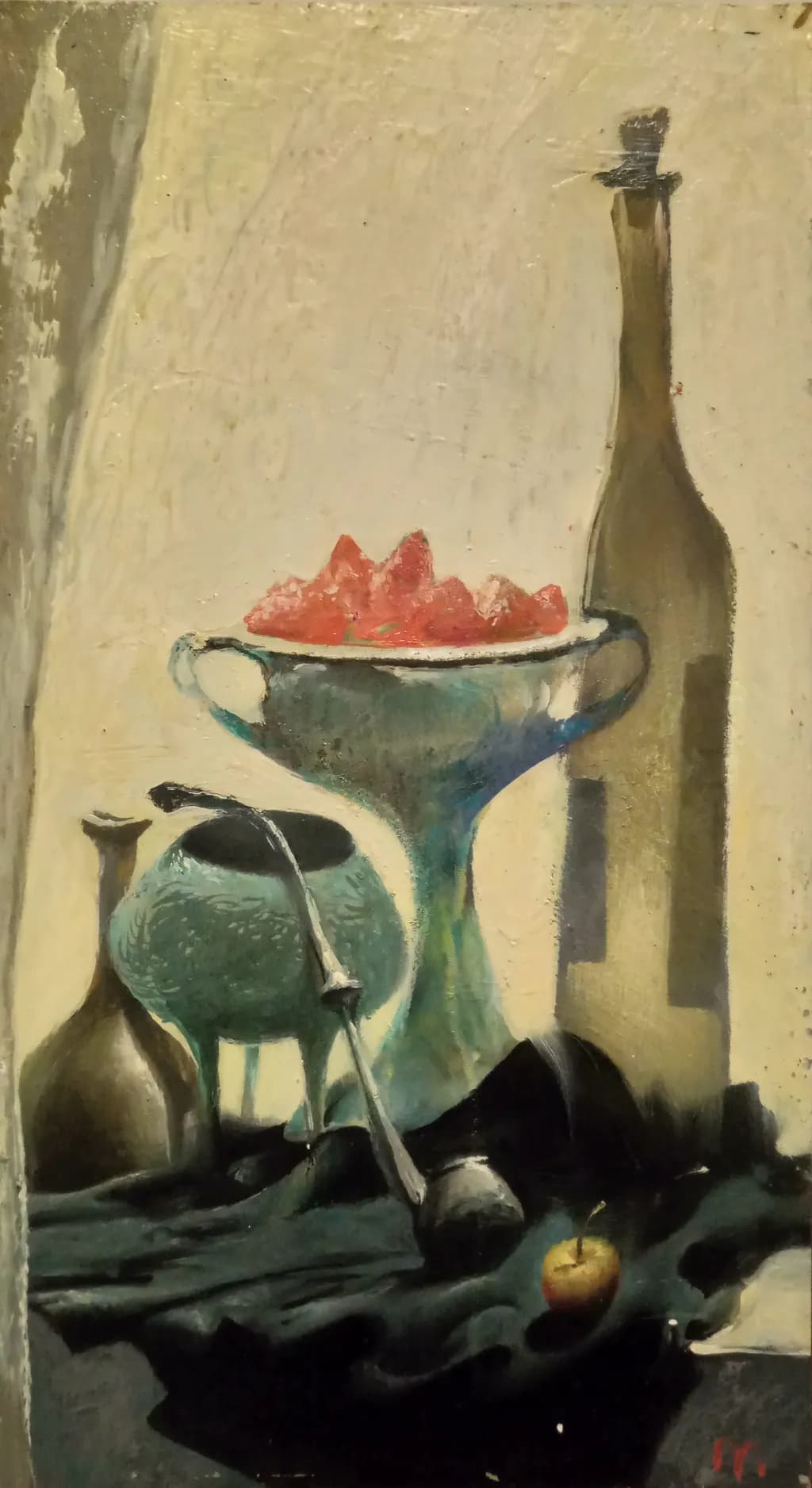 Whispers of Color: An Abstract Still-Life Composition