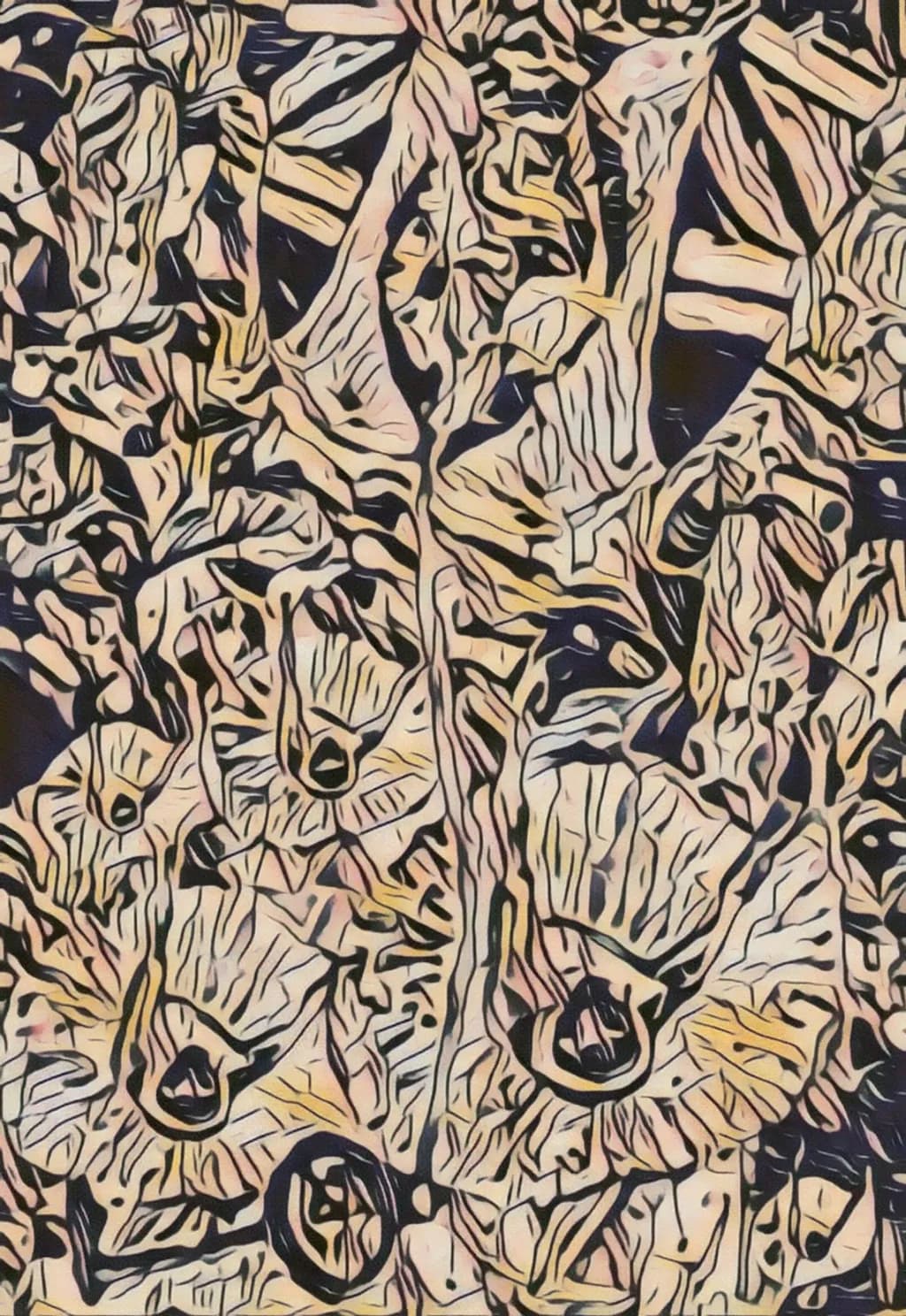Whispers of Nature: An Abstract Journey Through Textured Patterns