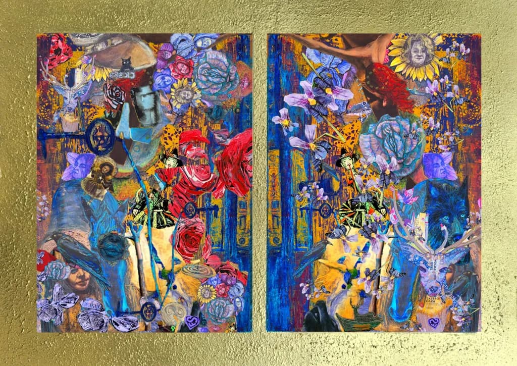 Whispers of Myth: A Journey Through Symbolism and Intuition in Colorful Harmony