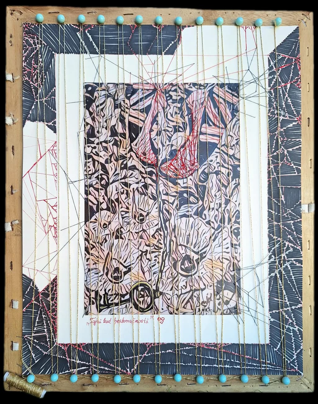 Whispers of Color: An Abstract Tapestry of Myth and Intuition