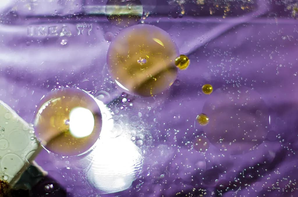Purple Abstract Bubbles