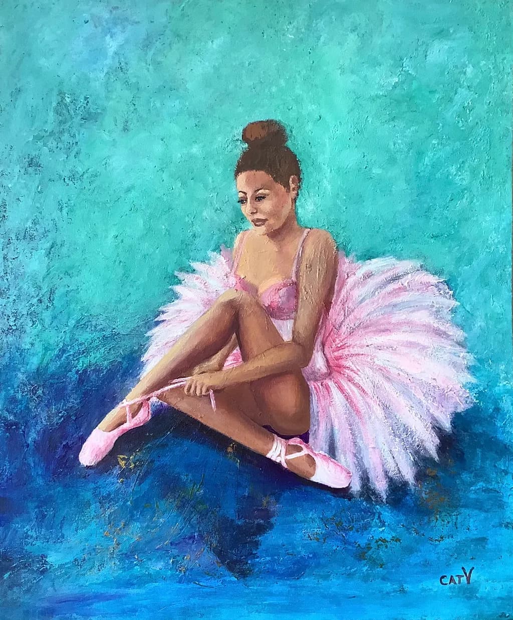 Ballerina Resting