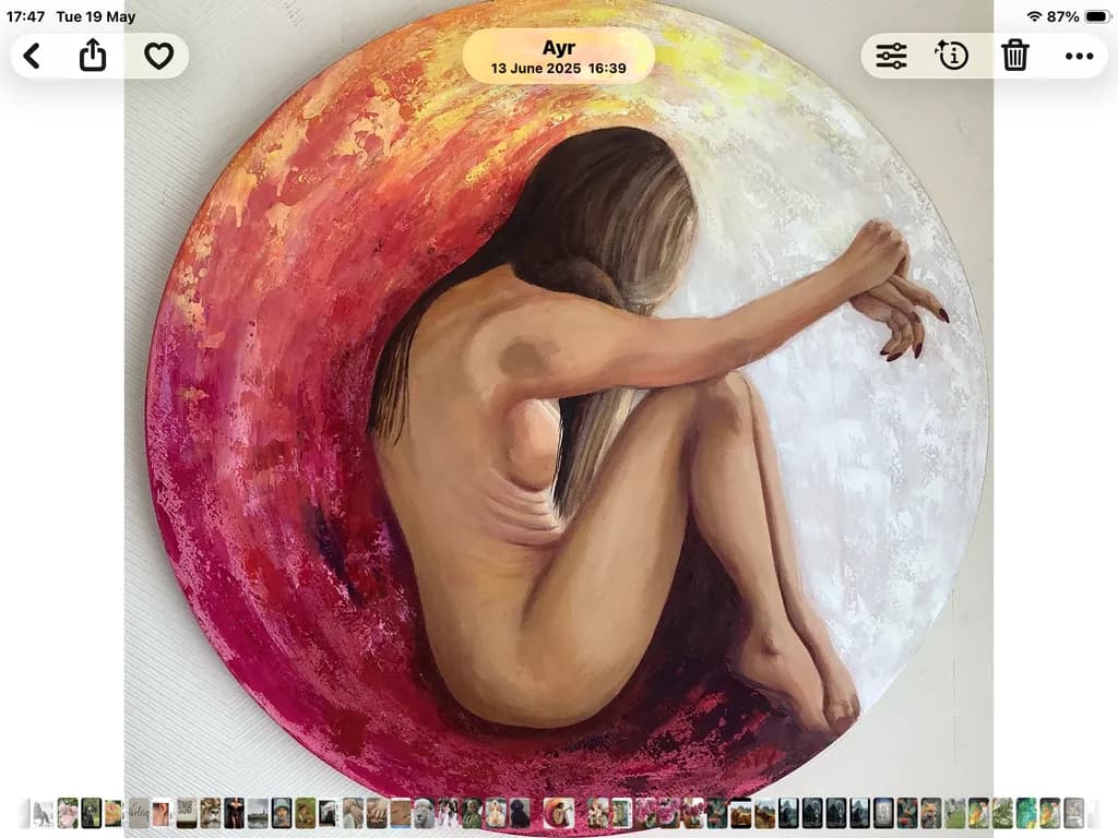 Circular Nude Portrait