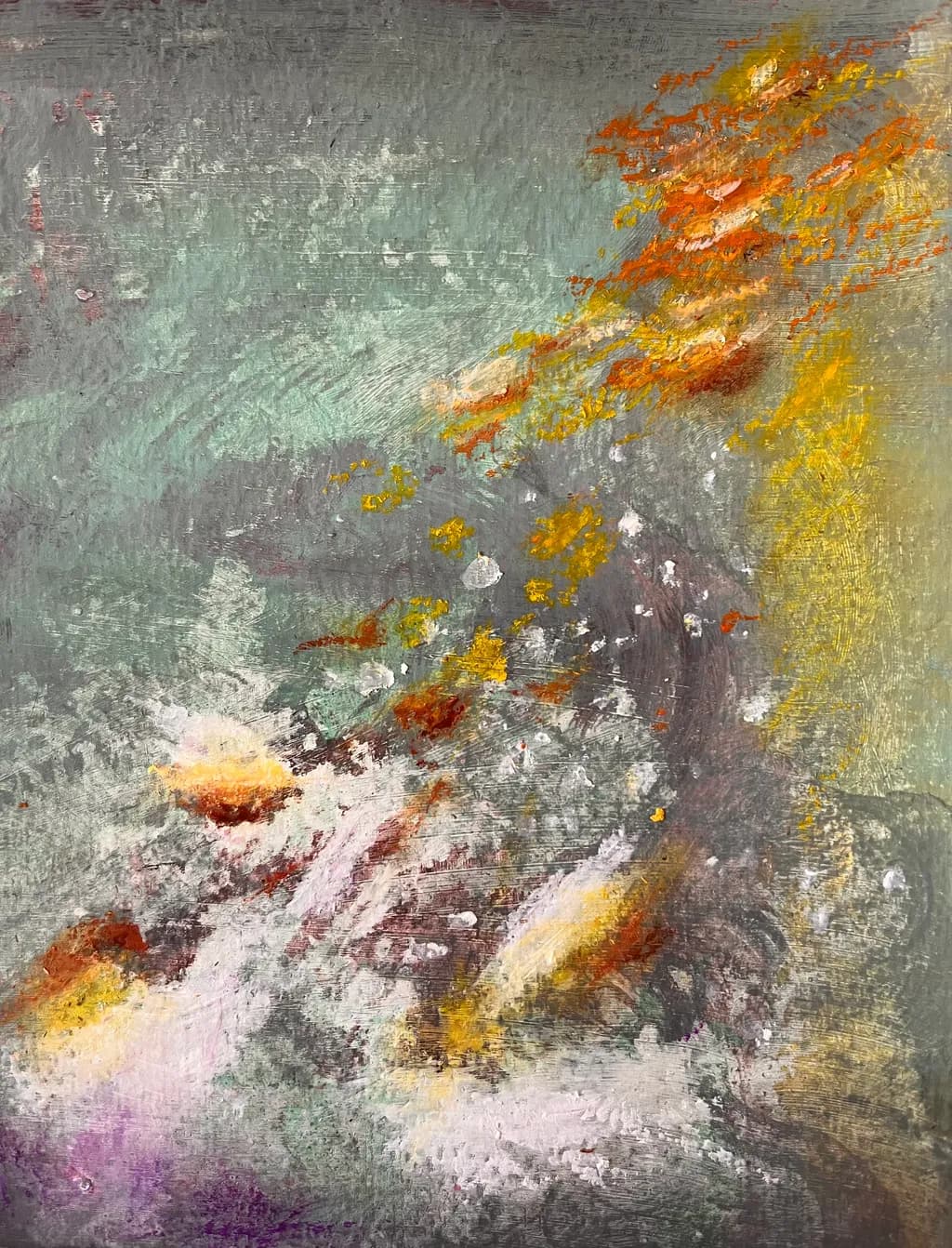 Whispers of Color: A Dance of Light and Shadow in Abstract Harmony