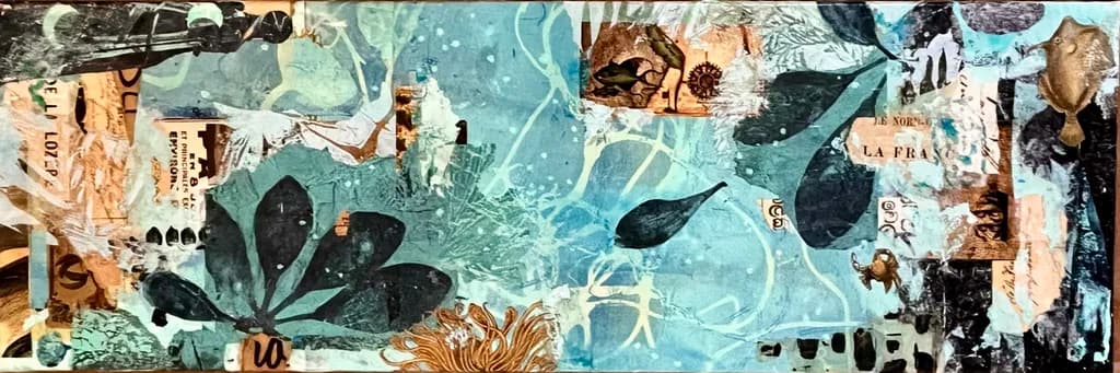 Aqua Collage