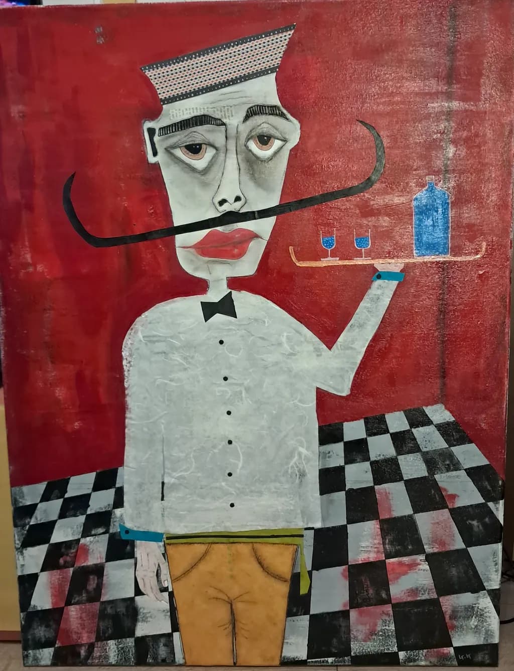 The Mustached Waiter