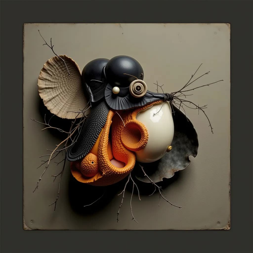 Organic Harmony: A Fusion of Textures and Forms in Contemporary Art