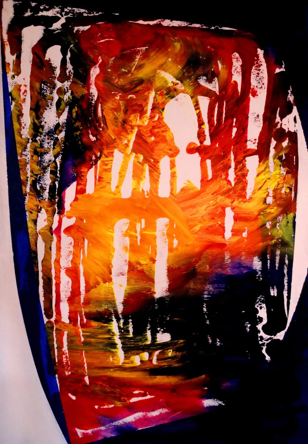 Ethereal Echoes: A Dance of Color and Light in Abstract Expressionism