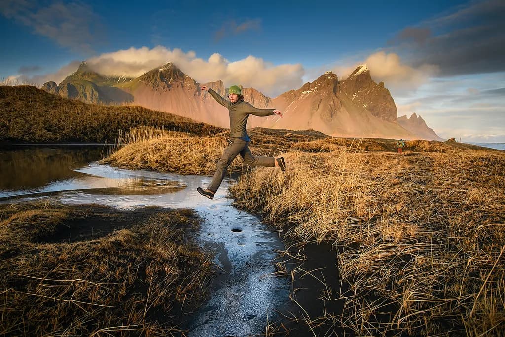 Embracing Freedom: A Leap into Nature's Adventure
