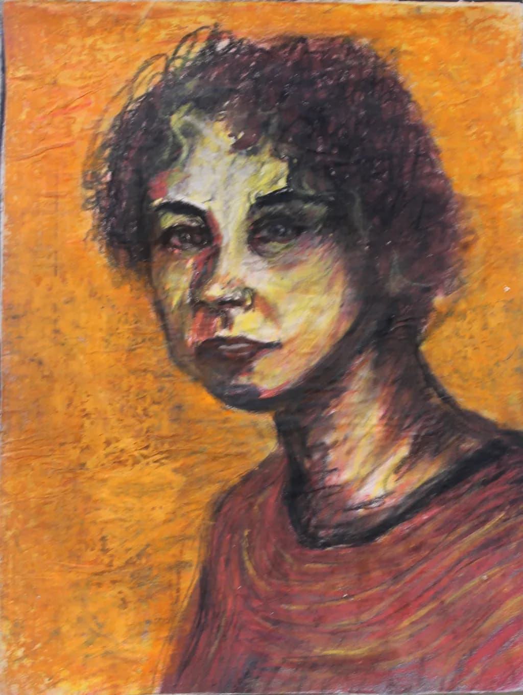 Whispers of Identity: A Portrait in Warm Hues