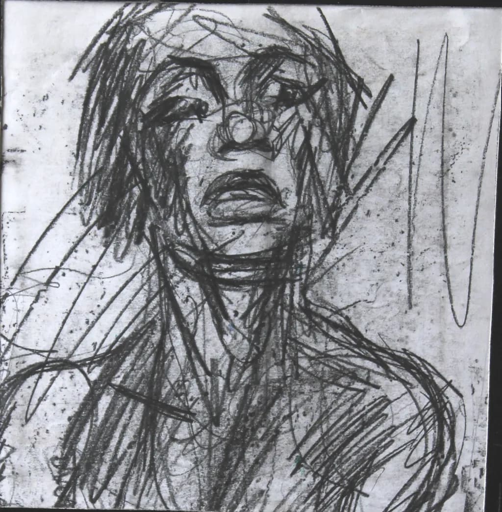 Emotional Distortion: A Monochrome Expression of Abstract Struggles