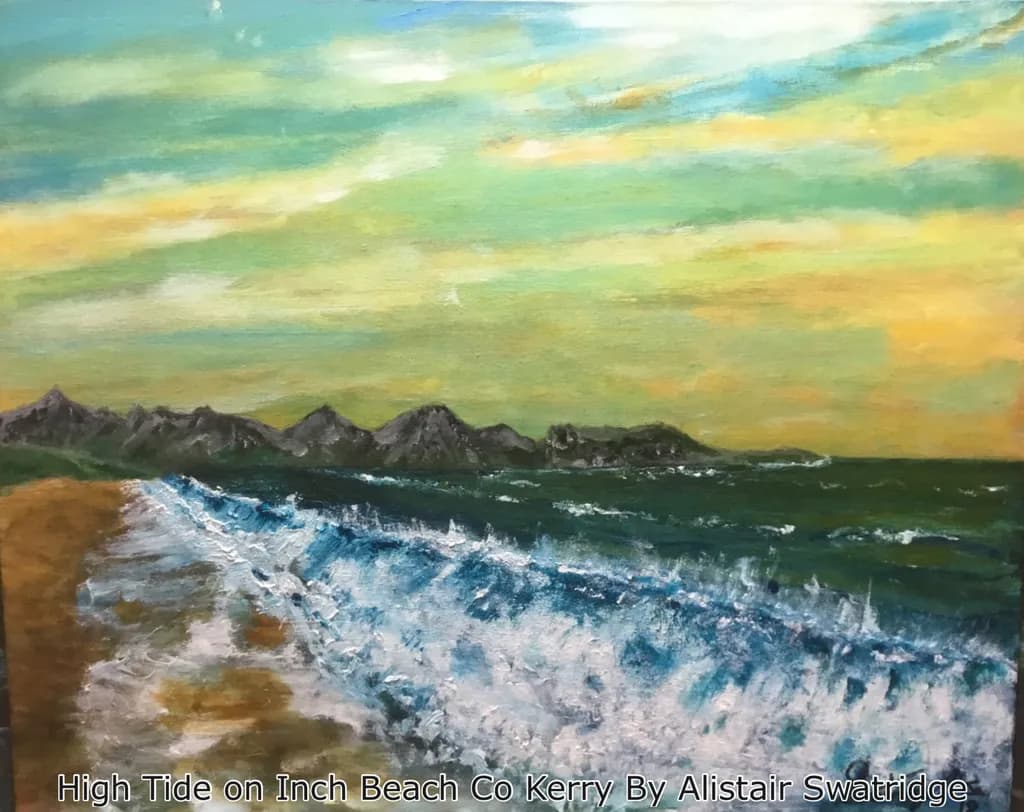Whispers of the Tide: A Serene Evening at Inch Beach, Co. Kerry