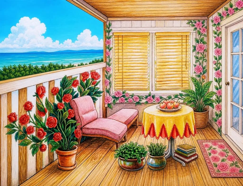 Cozy Ocean Balcony