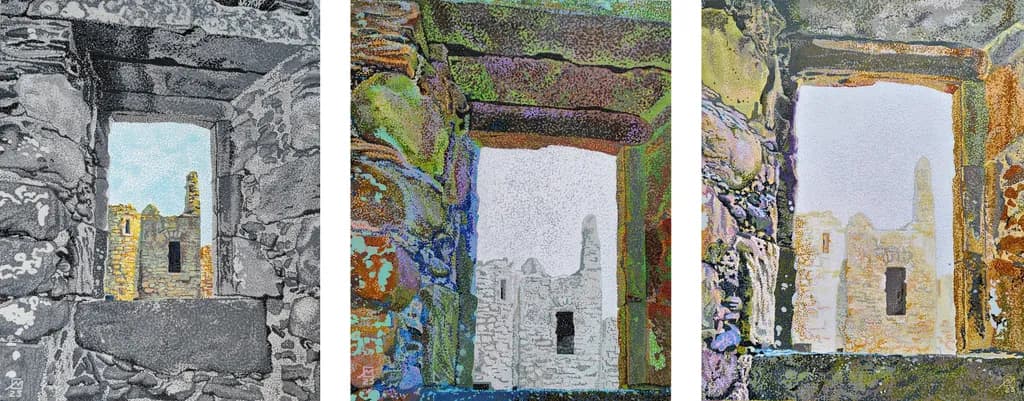 Dunnottar Castle in Different Types of Mood