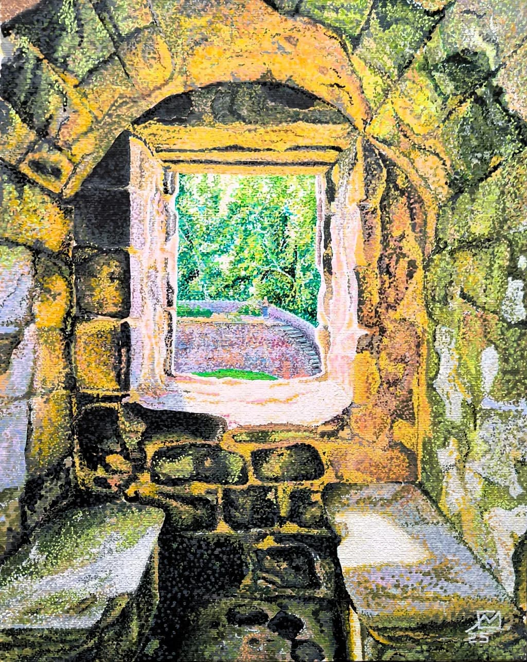 “Loch Leven Castle: View from Within”