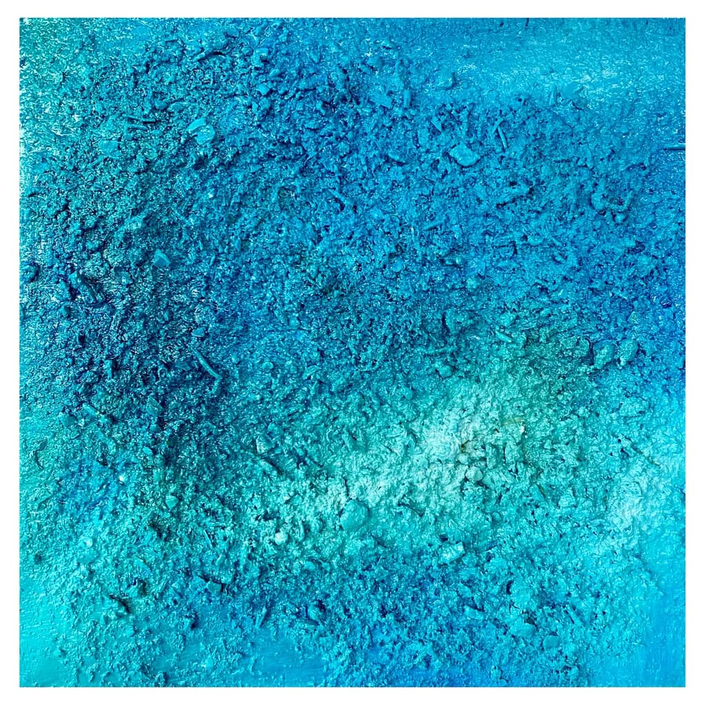 Oceanic Whispers: A Textured Journey Through Shades of Blue