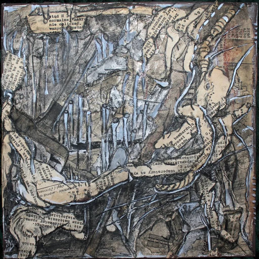 Fragmented Narratives: A Journey Through Layers of Emotion and Textures