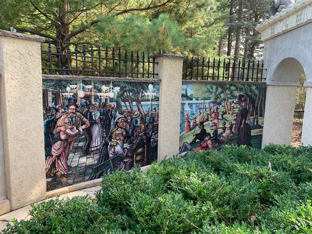 Indoor and Outdoor Scenes Mural