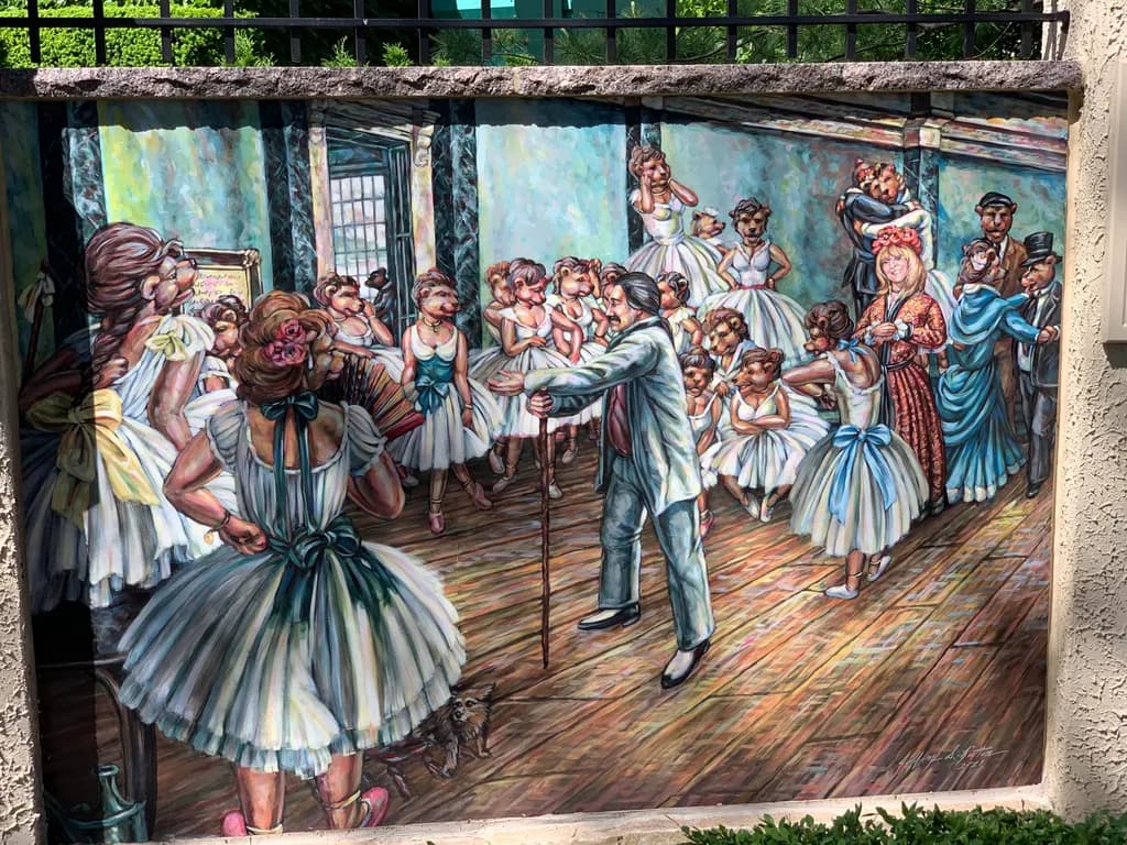 Ballet Rehearsal Scene