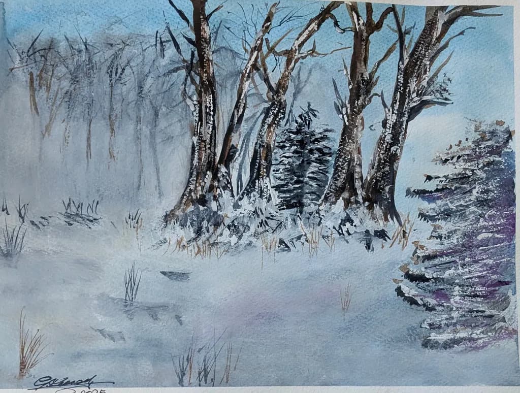 Frosted Woodland