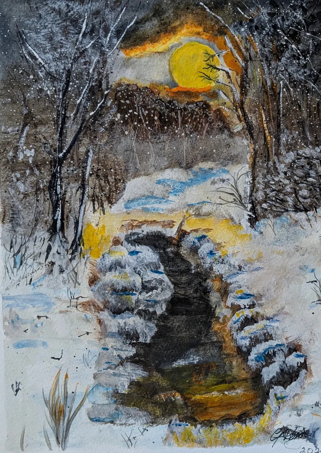 Moonlit Stream