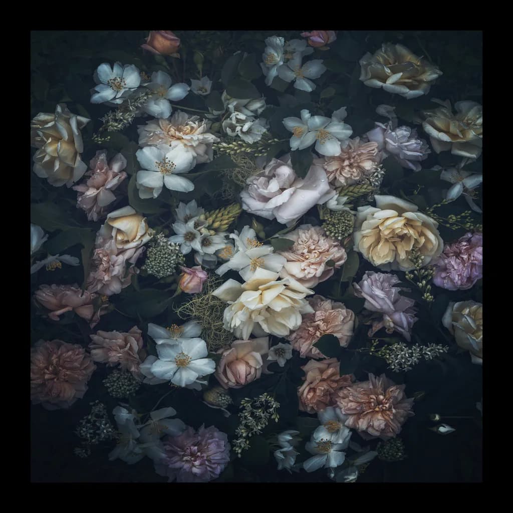 Whispers of Petals: A Symphony of Blooms in Soft Hues