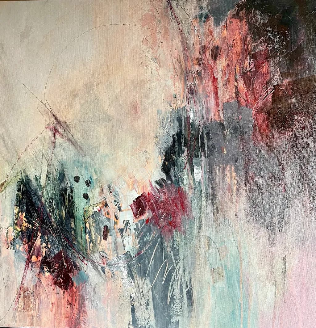 Whispers of Emotion: A Colorful Journey Through Abstract Fluidity