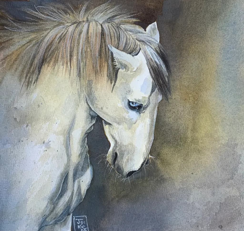 Quiet Horse Reflection