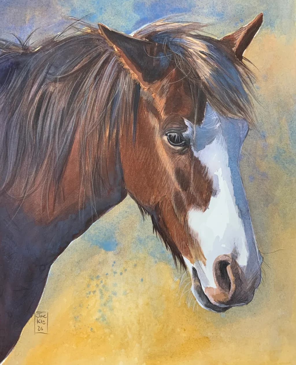 Quiet Horse Gaze