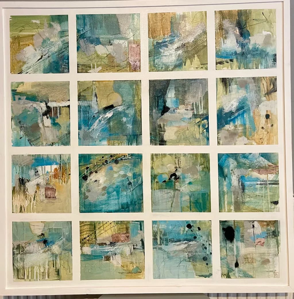 Whispers of Color: An Abstract Journey Through Texture and Composition