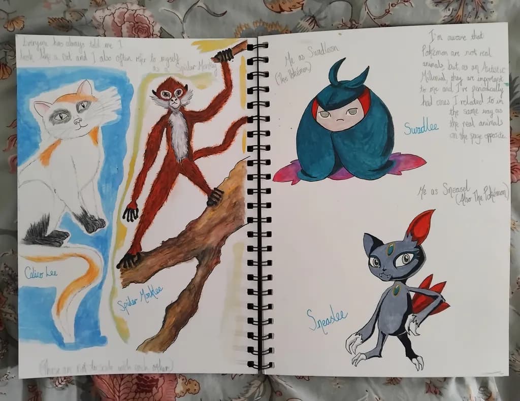 Whimsical Animal Reflections: A Journey Through Self-Expression and Fantasy
