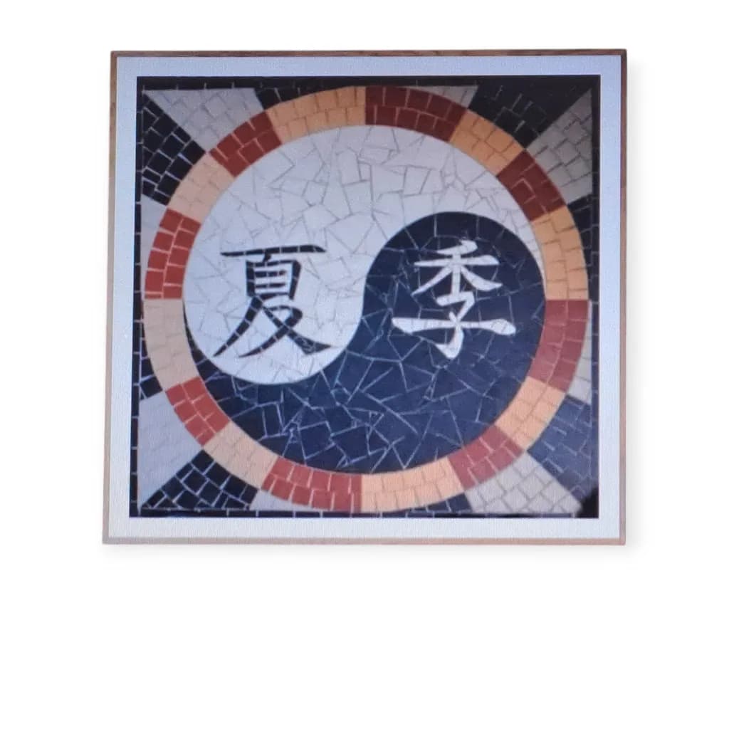 Harmony of Seasons: A Mosaic Dance of Summer and Autumn