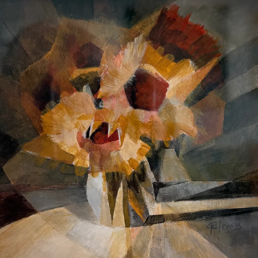 fractured sunflowers