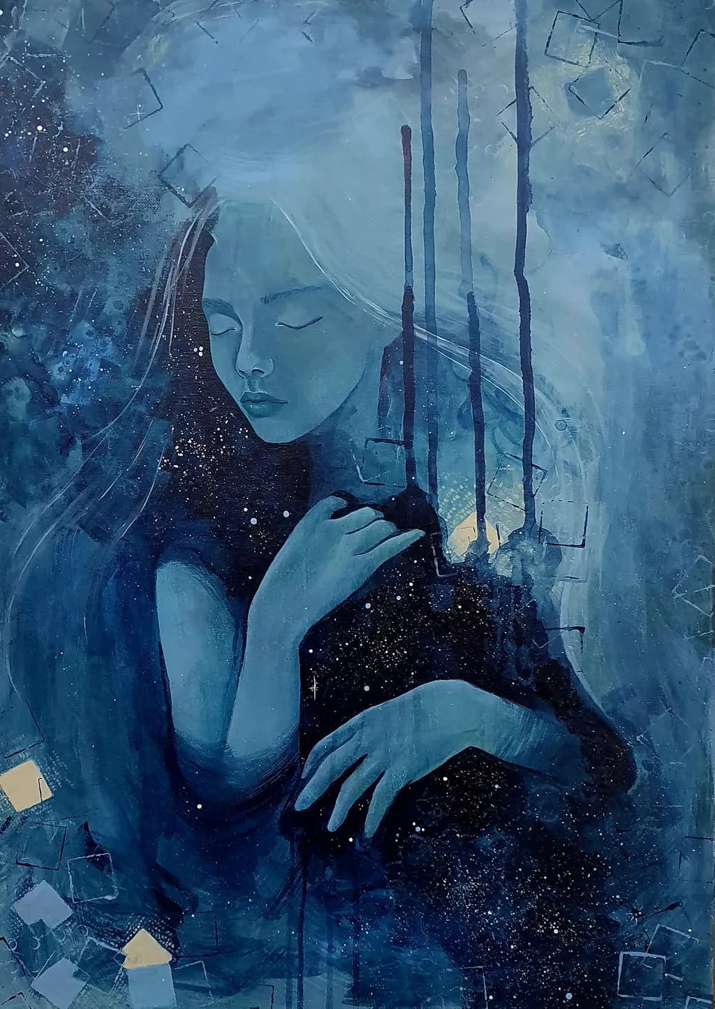 Whispers of the Ethereal: A Dreamy Journey Through Blue Serenity