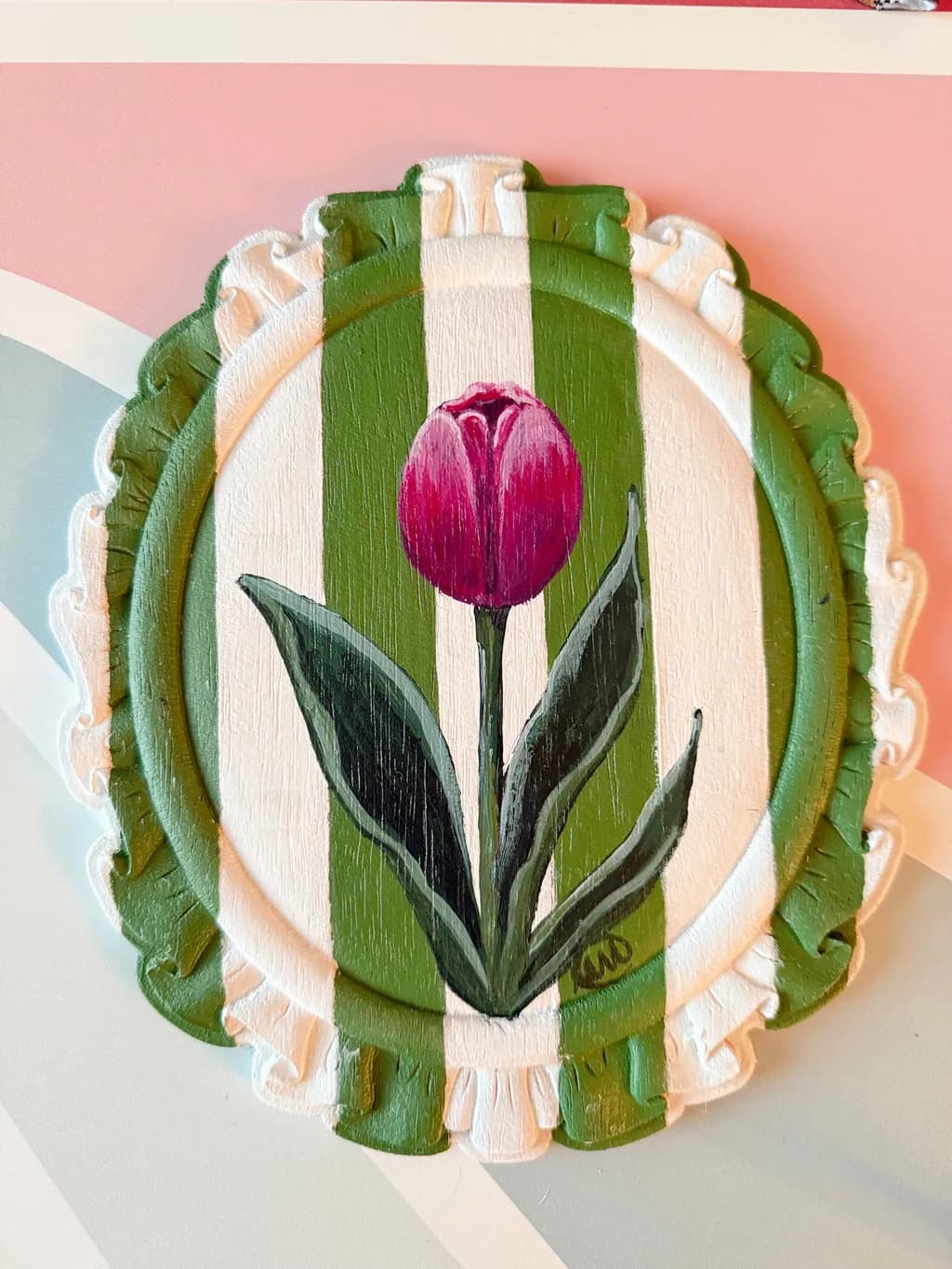 Tulip on Stripes