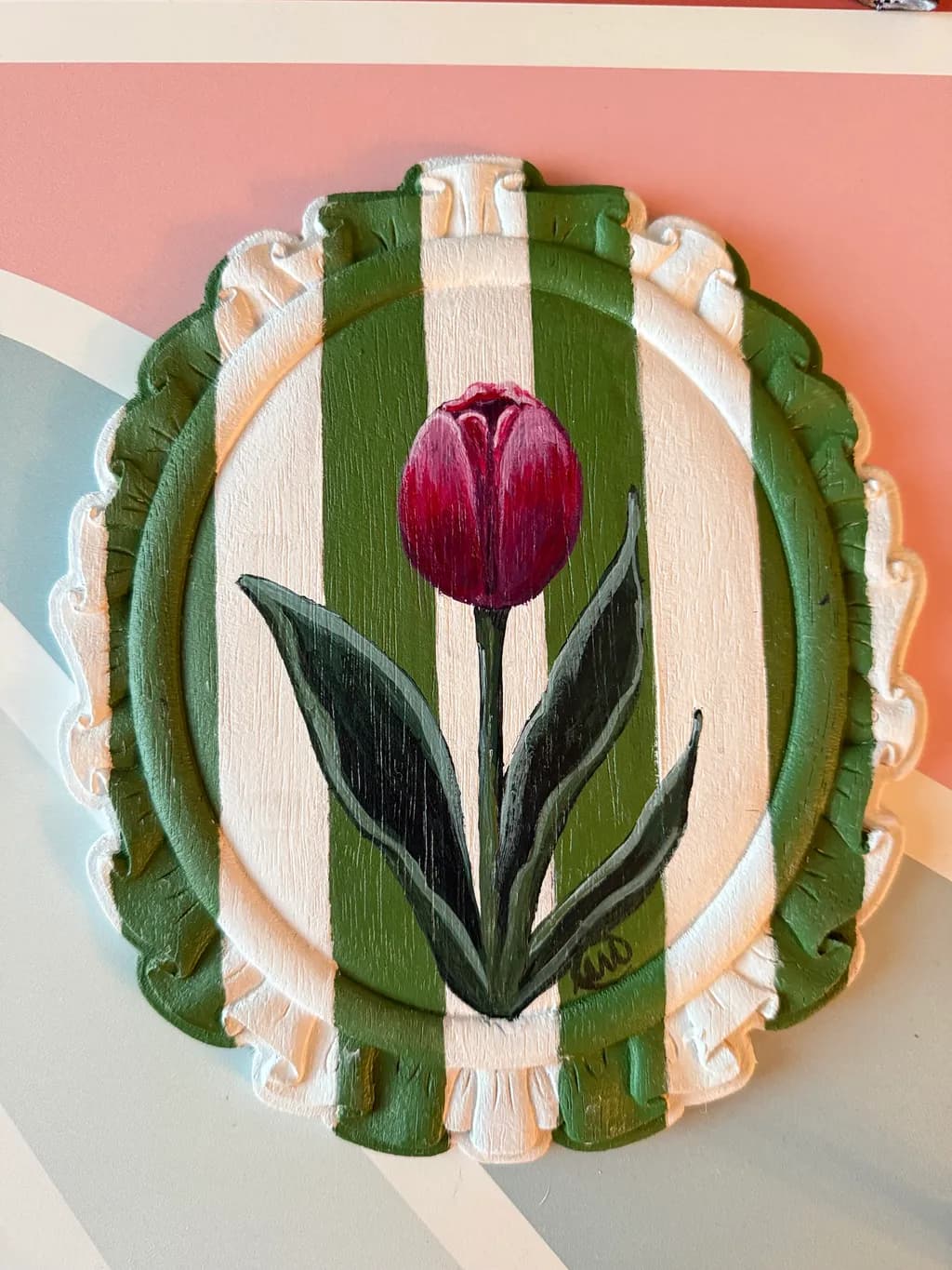 Striped Tulip Frame